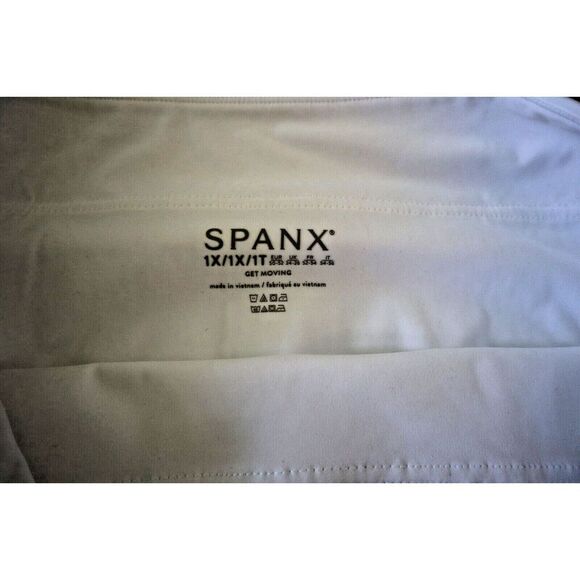 Spanx 50273R Women's Sz 1X White Get Moving Pleated Tennis/Golf Skirt Skort - Picture 4 of 9